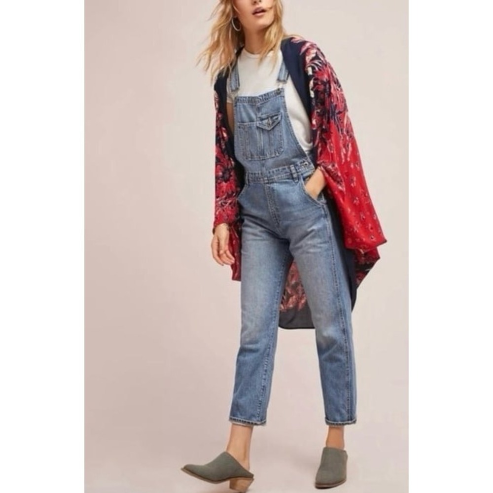 NWT Anthropologie Floreat Annalisa Floral Cocoon Kimono One Size Boho Whimsical